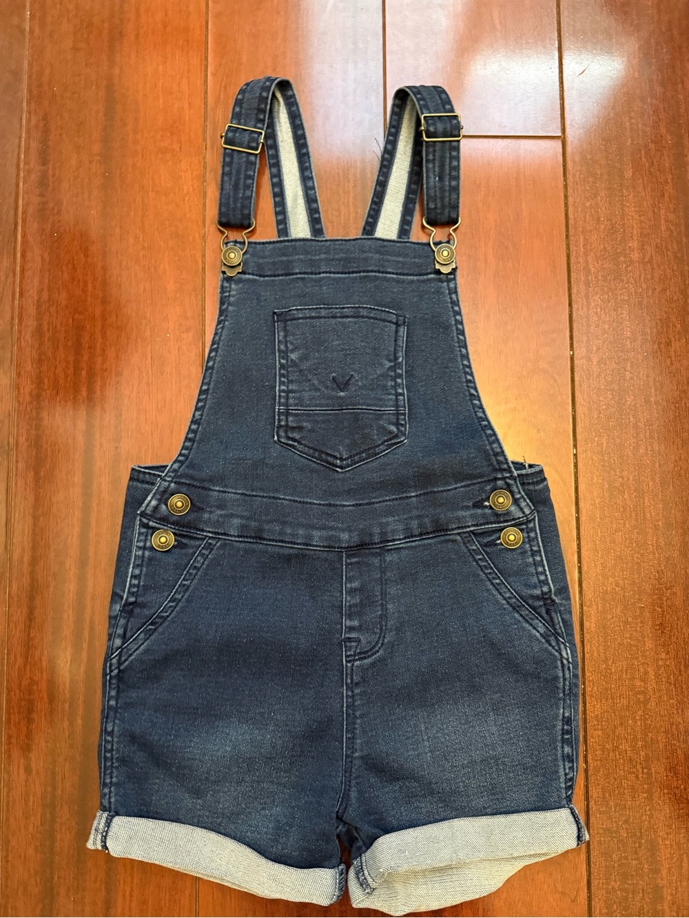 Hudson Jeans Navy Denim Shortalls for Kids